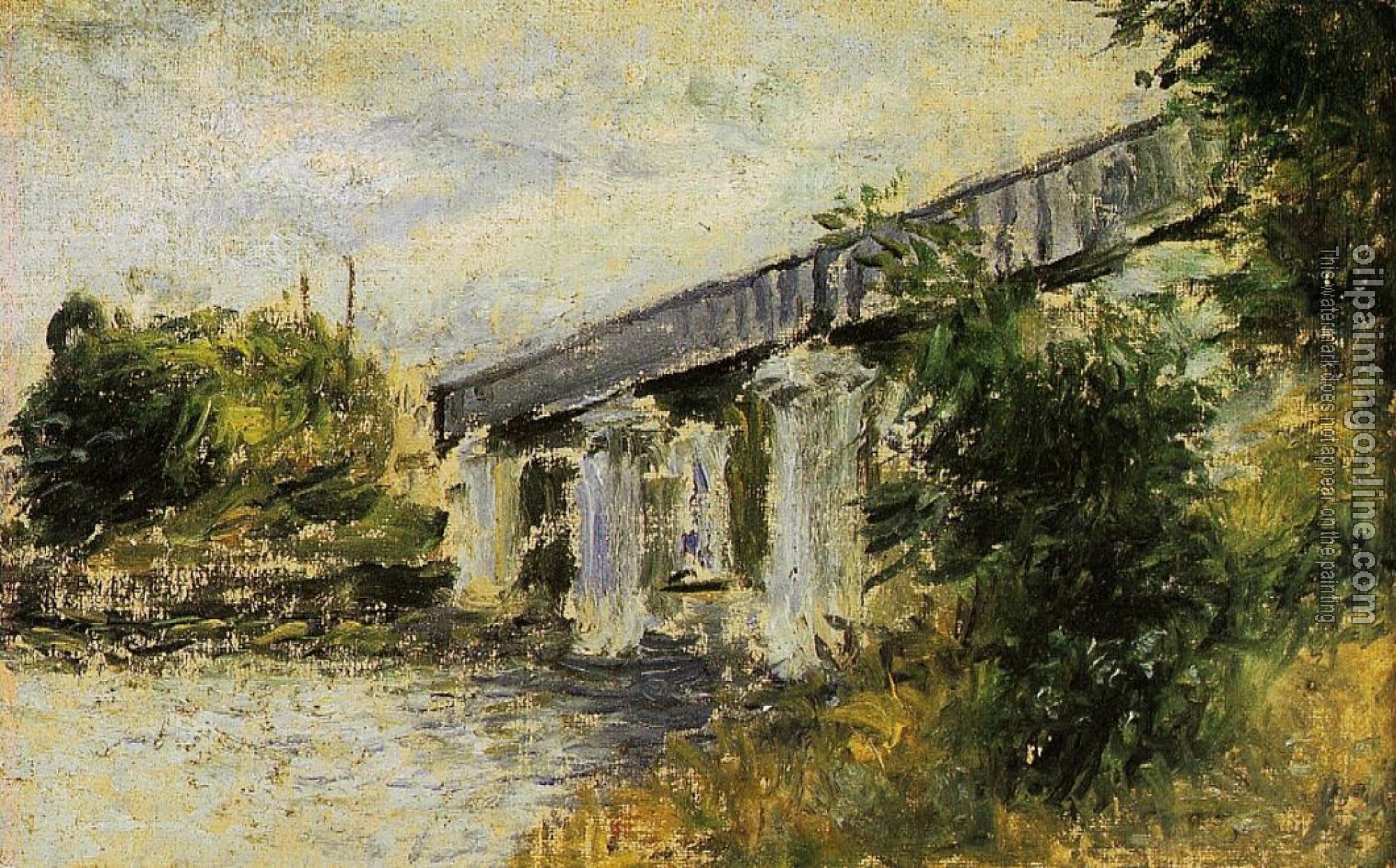 Monet, Claude Oscar - The Railway Bridge at Argenteuil